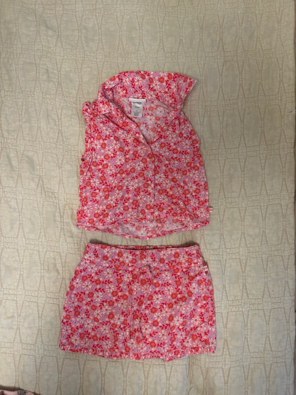 Osh Kosh Pink Floral Two-Piece Skort Set